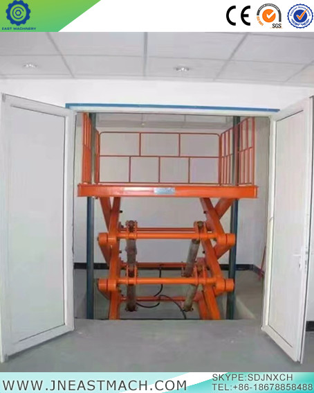 Plataforma elevadora de tijera hidráulica manual fija de 2.0t