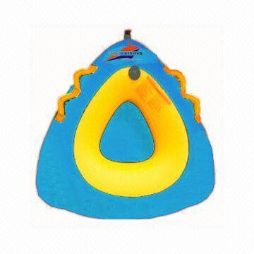 Inflatable Towable Tube, Made of PVC or ATBC Material, Customized Designs or Logos Accepted