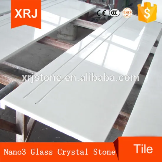 Pure White Crystallized Glass Stone, Nano Crystal Glass Stone