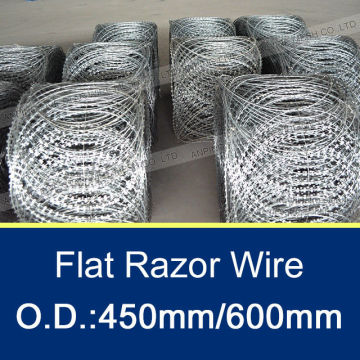 BTO-10 Galvanized Flat Razor Wire 500mm