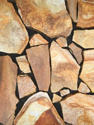 Golden Natural Paving Stone Tile for Outside Floor