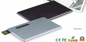 Credit Card Metal USB Flash Drive 4GB