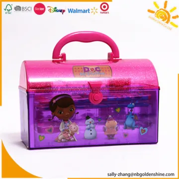 Plastic Case Stationery Set For School Supplies