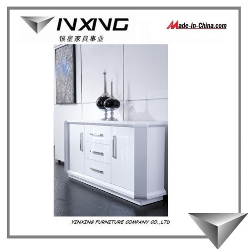 Modern Shiny White Sideboard 748