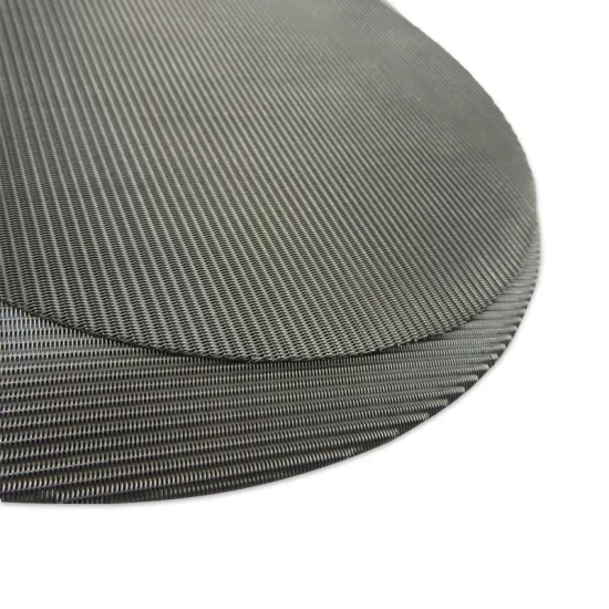 Dutch Weave Black Iron Wire Filter Mesh Cloth for Plastic Extruder (12x64, 14x88, 24x110, 30x150)
