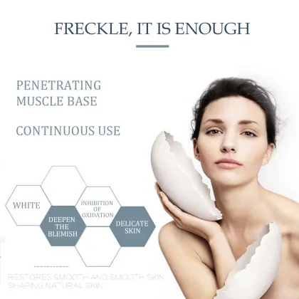 Moisturizing and Whitening Face Cream for Freckle and Melanin Spot Removal