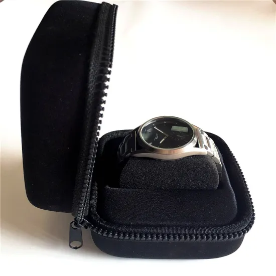 Black EVA Watch Boxes Cases with Sponge Pillow