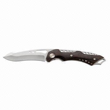 Stainless Steel Knife with Wood Handle, Durable and Attractive Design