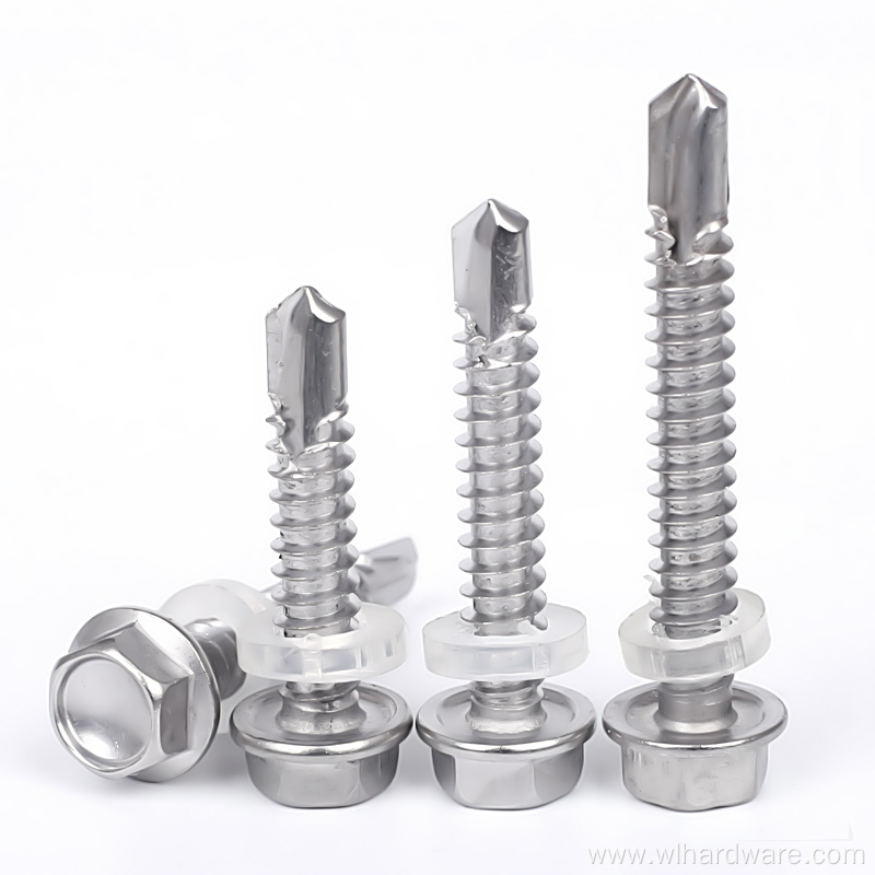 Stainless Steel Hex Flange Self Drilling Screws