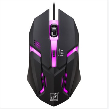 Wired LED Optical Gaming Mouse for PC Laptop Notebook with Cheap USB Cable