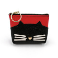 Lovely cat style PU cion purse