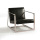 Klassisches Design aus echtem Leder Esszimmerstühle mit Arm
