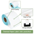 Waterproof thermal label sticker roll