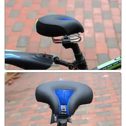 New noseless bicycle saddle