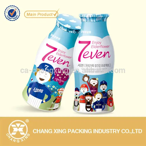 Shrink Label Film BOPP Printed Labels Film Shrink Sleeve For Bottled Packaging Cola Water Juice Yogurt
