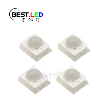 570nm LED Emitters Dome Lens SMD LED 60-Degree