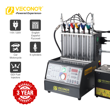 Nettoyeur et Testeur d'Injecteur à Ultrasons 6 Cylindres Hauvrex