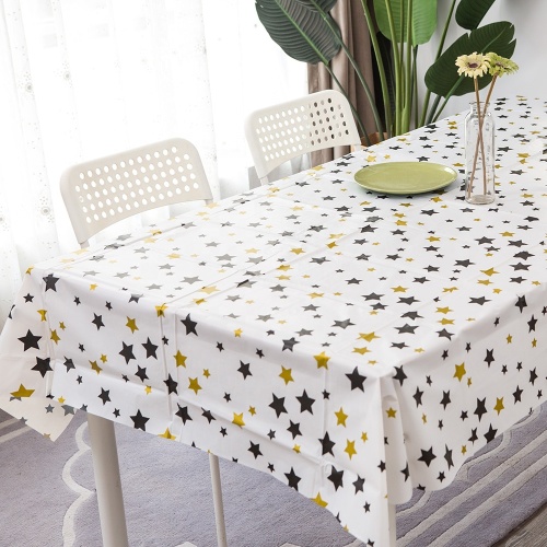 Αστέρια εκτύπωση Party Peva Table Cover