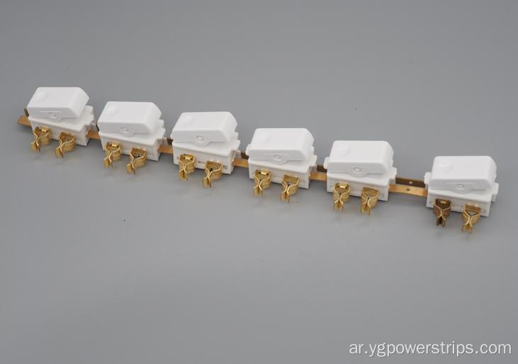 6H LED مفتاح متكامل متعدد القطب LED