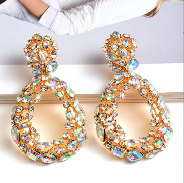 Brave Light New Classic Colorful Crystal Water Drop Earrings - Bijoux de mode de haute qualité pour les femmes
