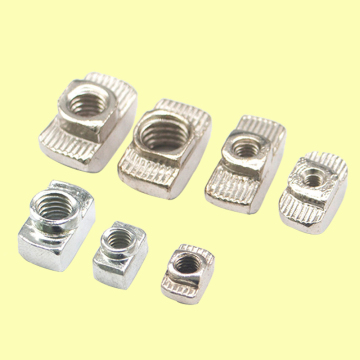 Wholesale Drop-in T-Nuts for Aluminium Profiles: Hammer Head Nut and Ship Type Nut