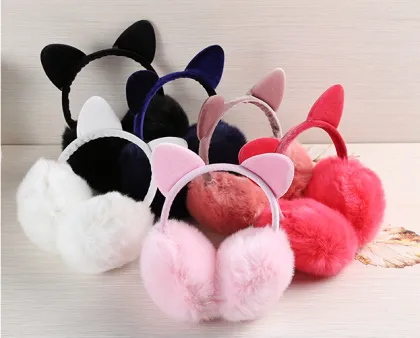 Plush Ear Muffs Warm Winter Ear Muff with Cat Ear 0420