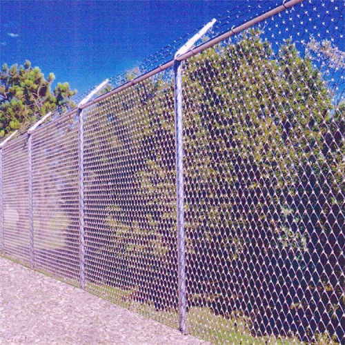 Gulungan mesh pagar kawat rantai penghubung