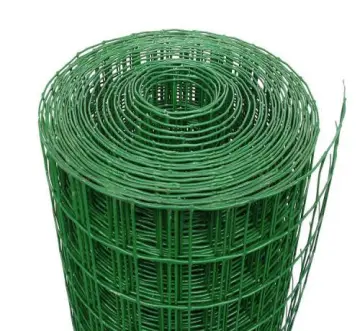 Green PVC Coated Welded Wire Mesh Roll for Chicken Cages