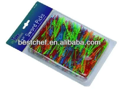 mini packing Plastics sword picks
