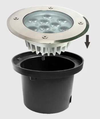 Outdoor lighting recessed led underground light 9watt