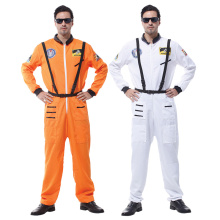 Carnival Halloween The Man Space Flight Airline Uniform Costume Astronaut Flight Cosplay Party Fancy Dress