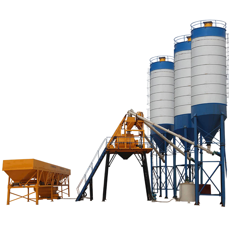 mini mixer concrete batching plants hzs75