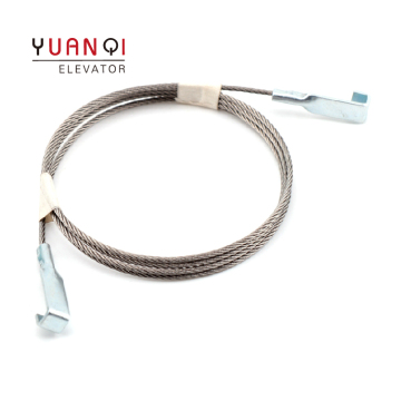 KONE Elevator Hall Door Linkage Steel Wire Rope - 1250mm Self-closing Door Closing Spring