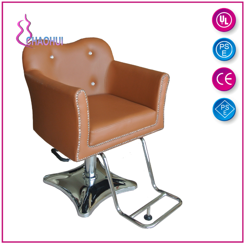 Professional hydraulic barber chair with footrest