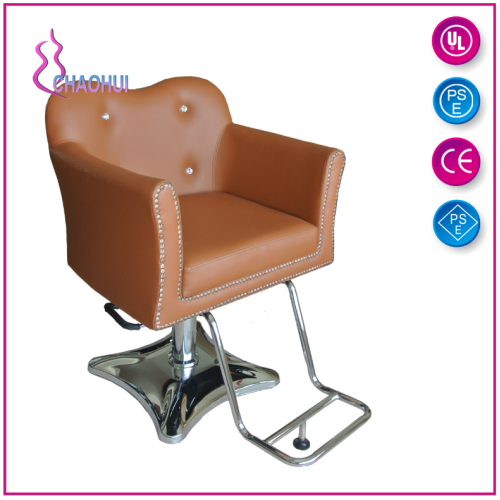 Chaise de coiffure hydraulique professionnelle avec repose-pied