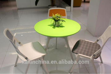 factory directly sell latest office furniture custom made modern wood meeting table veneer finished round table design