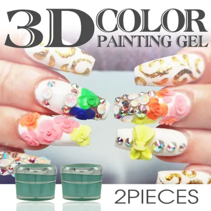 sculpture gel nail art paint