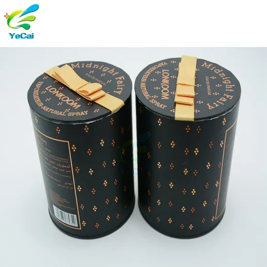 2018 Hot selling box packaging custom paper cardboard cylinder paper tea box, paper tube tea box for sale