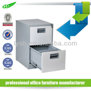 2 drawers steel vertical office filing cabinet