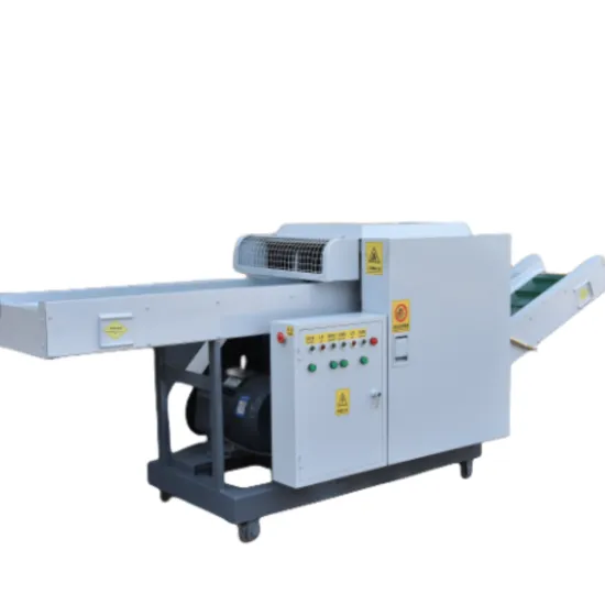 Automated Textile Recycling System for Fiber Rags, Glass Yarn, Old Clothes, Cotton Waste, and Chemical Fiber Processing