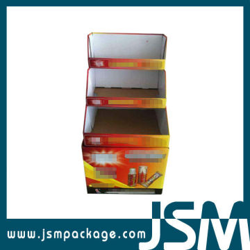 JSMPACKAGE Paper display rack sublimation printing design offered