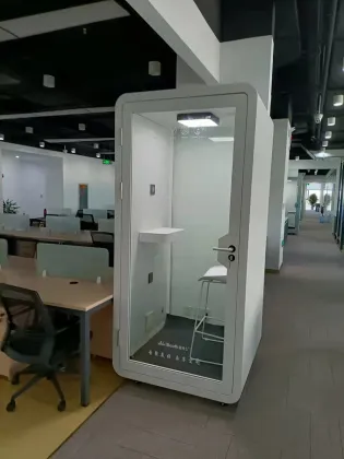 Exhibition soundproof booth phone call silence cube