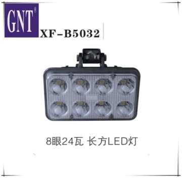excavator 24W LED light with 8 bulb
