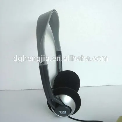 Computer accessory mega bass headphones lightweight PC headphones for games