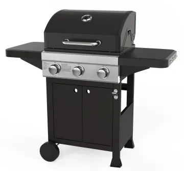Outdoor BBQ 3 Burner Propane Gas Grill for Barbecue Cooking