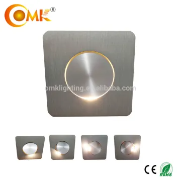 3W recessed Mini rotatable led wall light with switch on-off