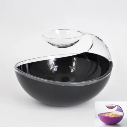 3-tier round shape small size of sweet dessert plate