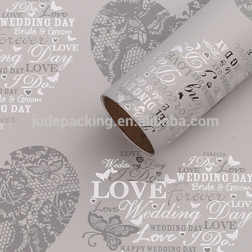 new designed wrapping paper for wedding