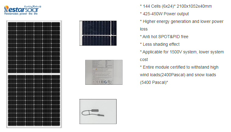 Chine 390W 400W 410W 5 Fournisseurs de panneaux solaires à demi-cellules de  barre omnibus&Fabricants&Usine - Fabriqué en Chine - Dongshuo