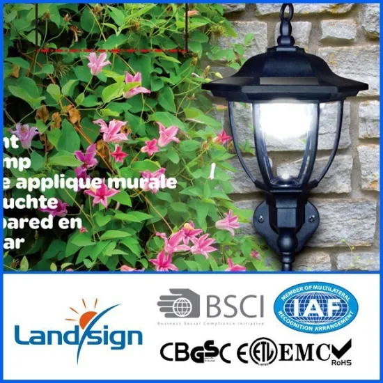 PIR sensor solar garden lighting